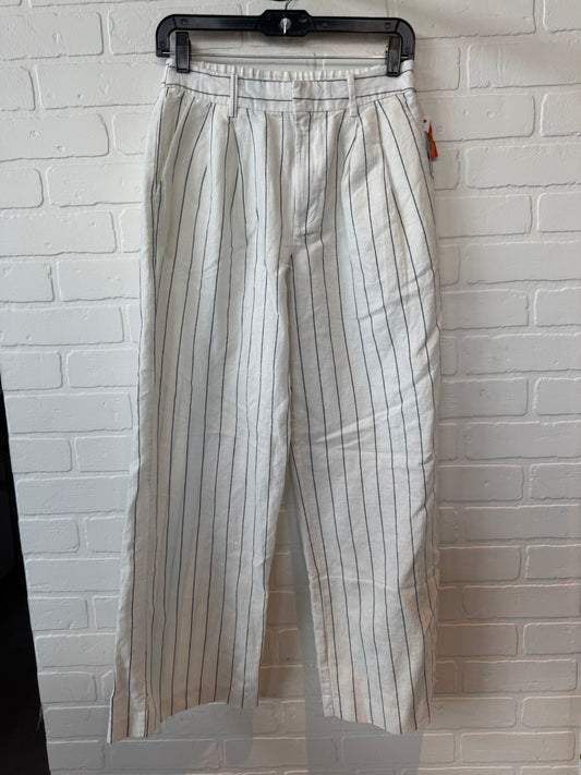 Pants Wide Leg By Gap In Blue & Cream, Size: 2p