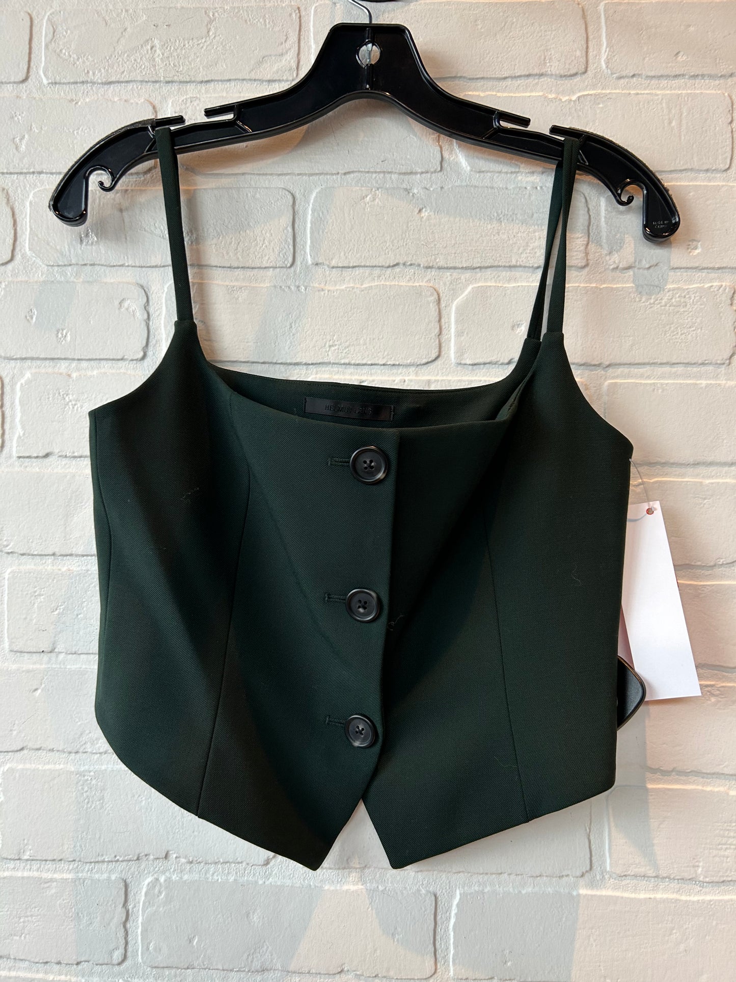 Top Sleeveless By Helmut Lang In Green, Size: M