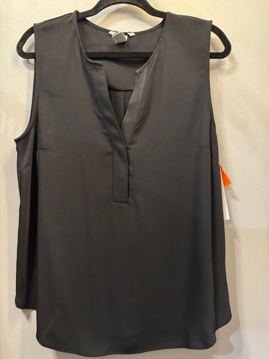 Top Sleeveless By H&m In Black, Size: M