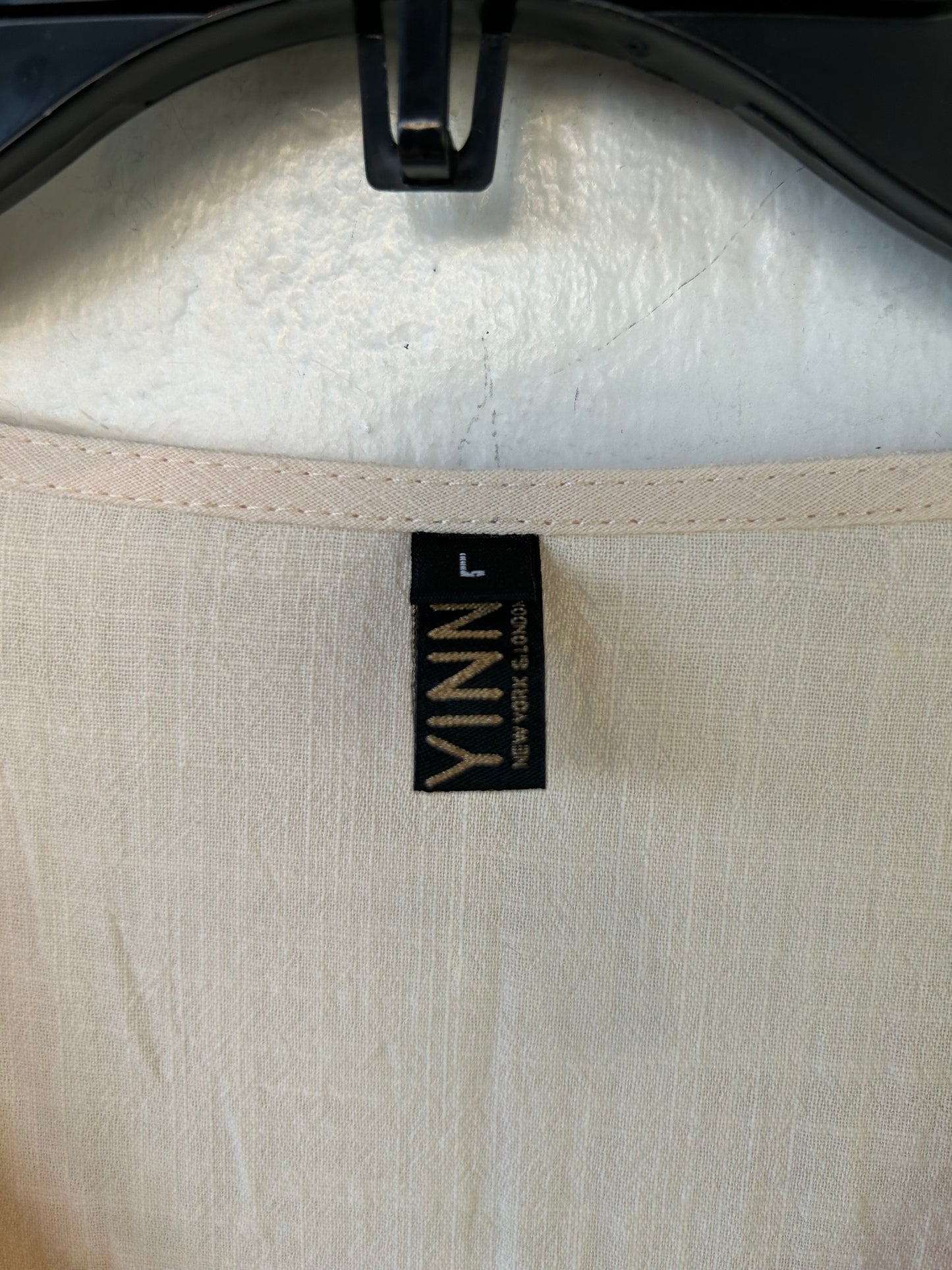 Dress Casual Short By fancyinn In Cream, Size: L