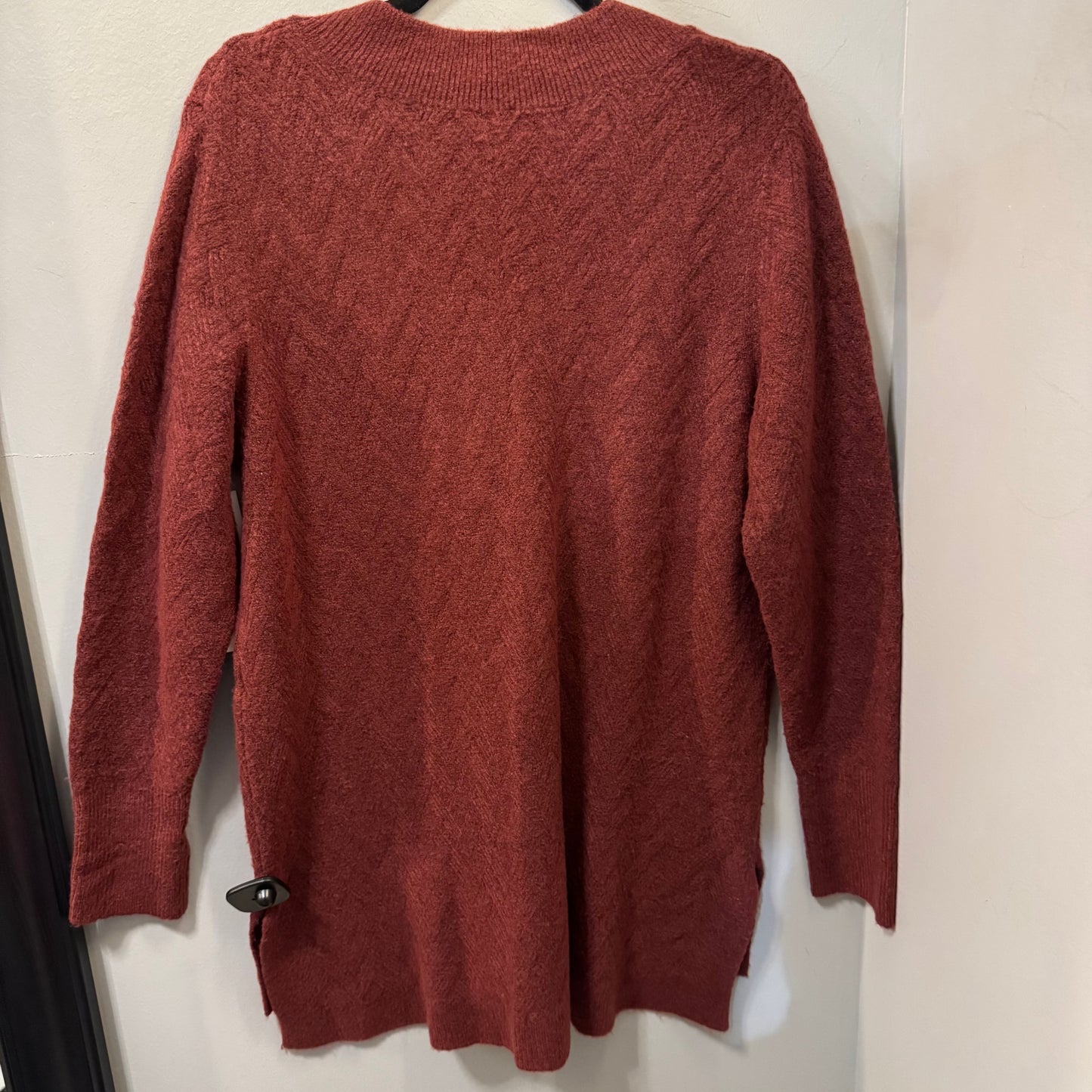 Sweater By Chicos In Red, Size: L