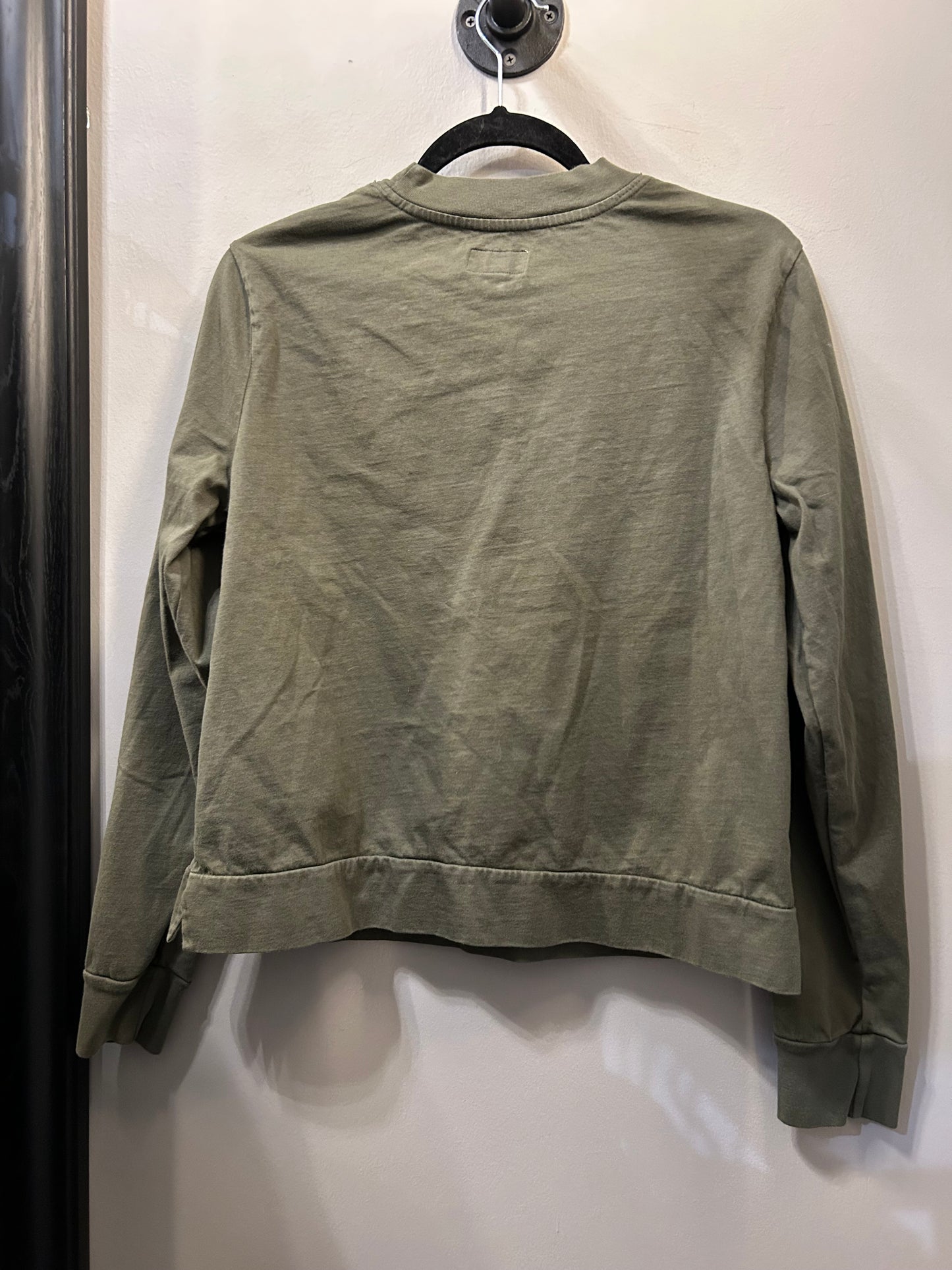 Top Long Sleeve By pact In Green, Size: M