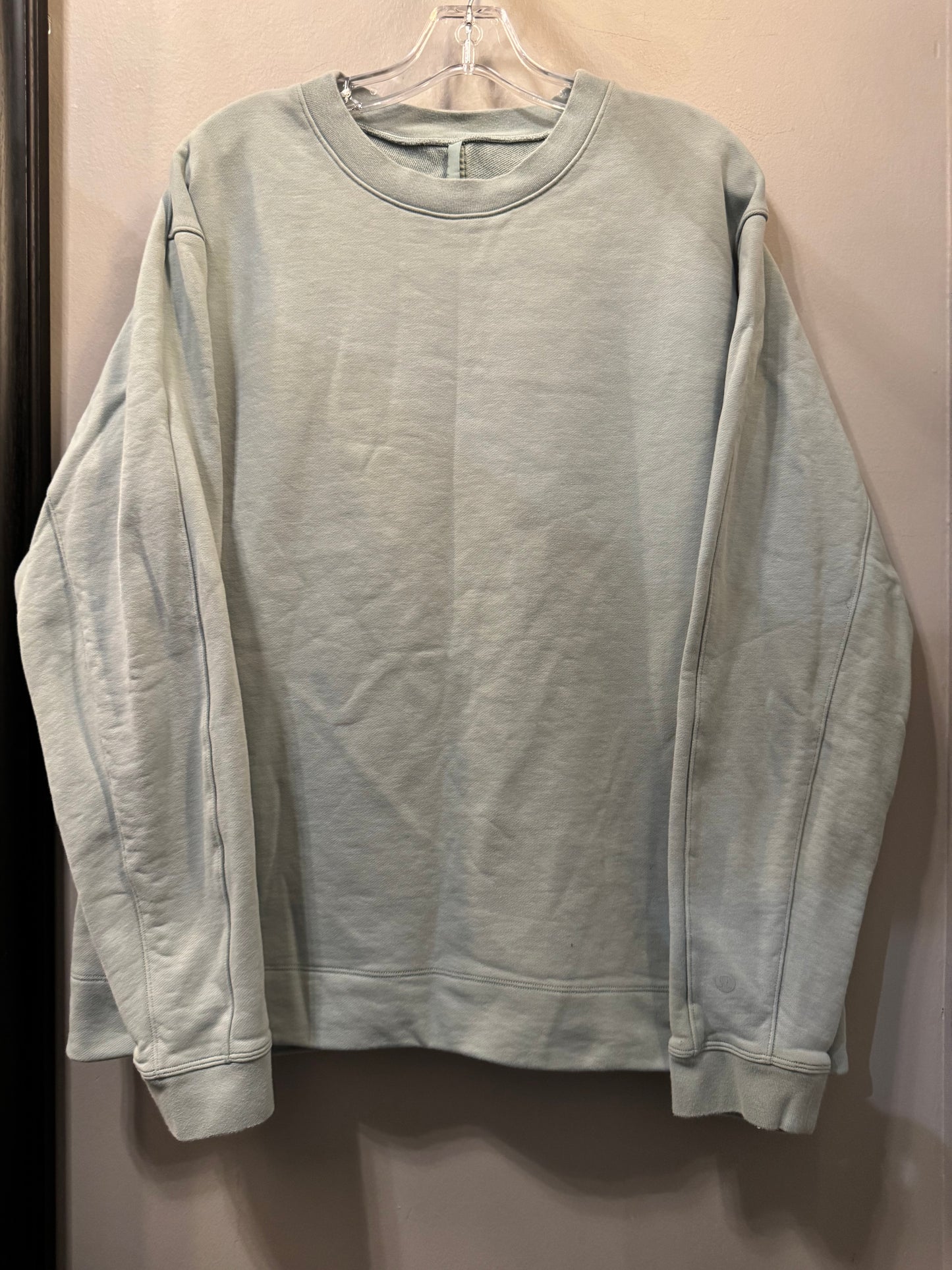 Athletic Sweatshirt Crewneck By Lululemon In Green, Size: Xl