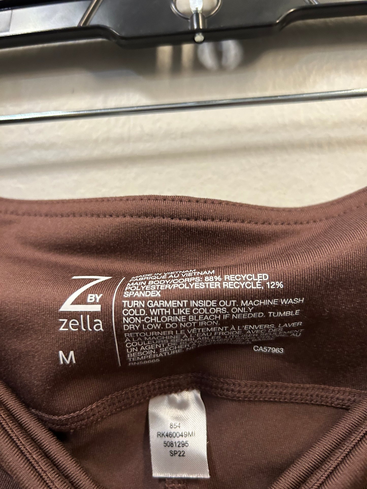 Athletic Leggings By Zella In Brown, Size: 8