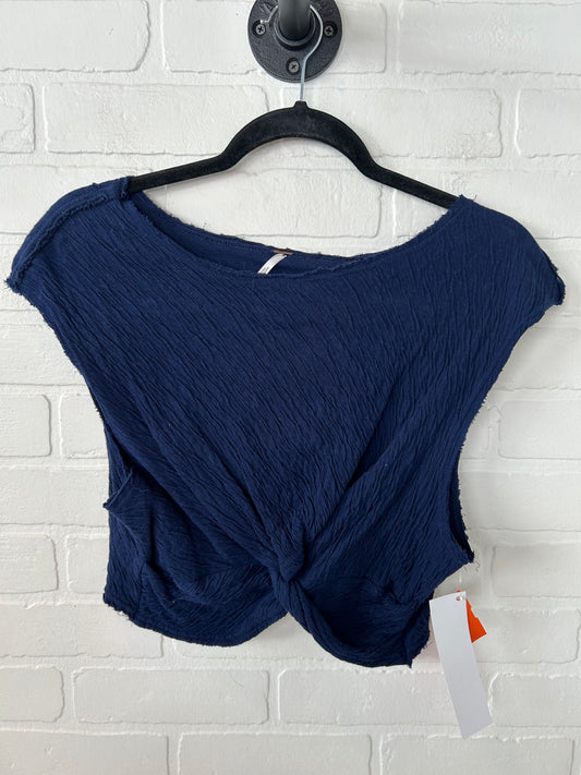 Top Sleeveless By Free People In Blue, Size: M