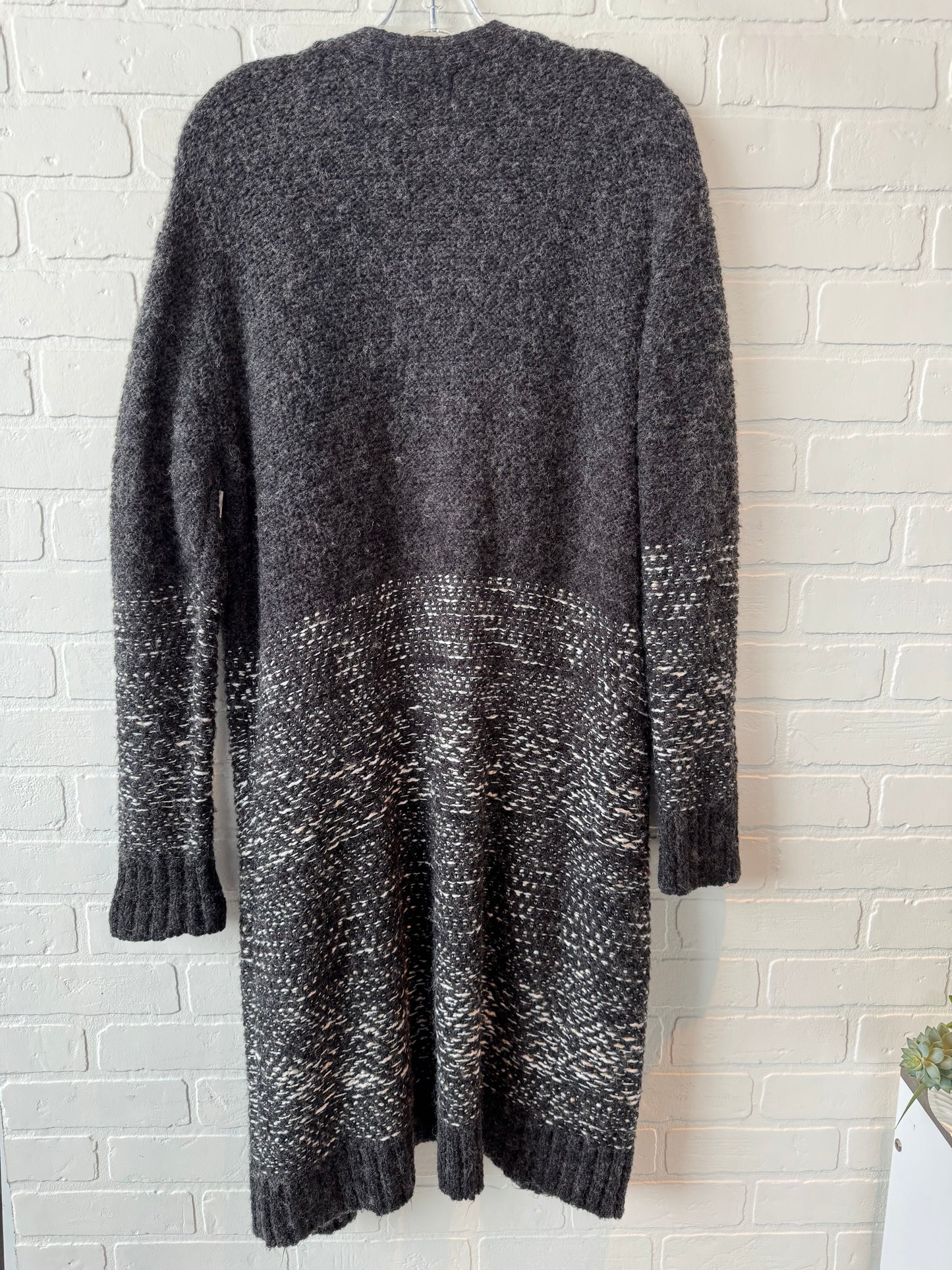 Sweater Cardigan By Universal Thread In Grey, Size: L