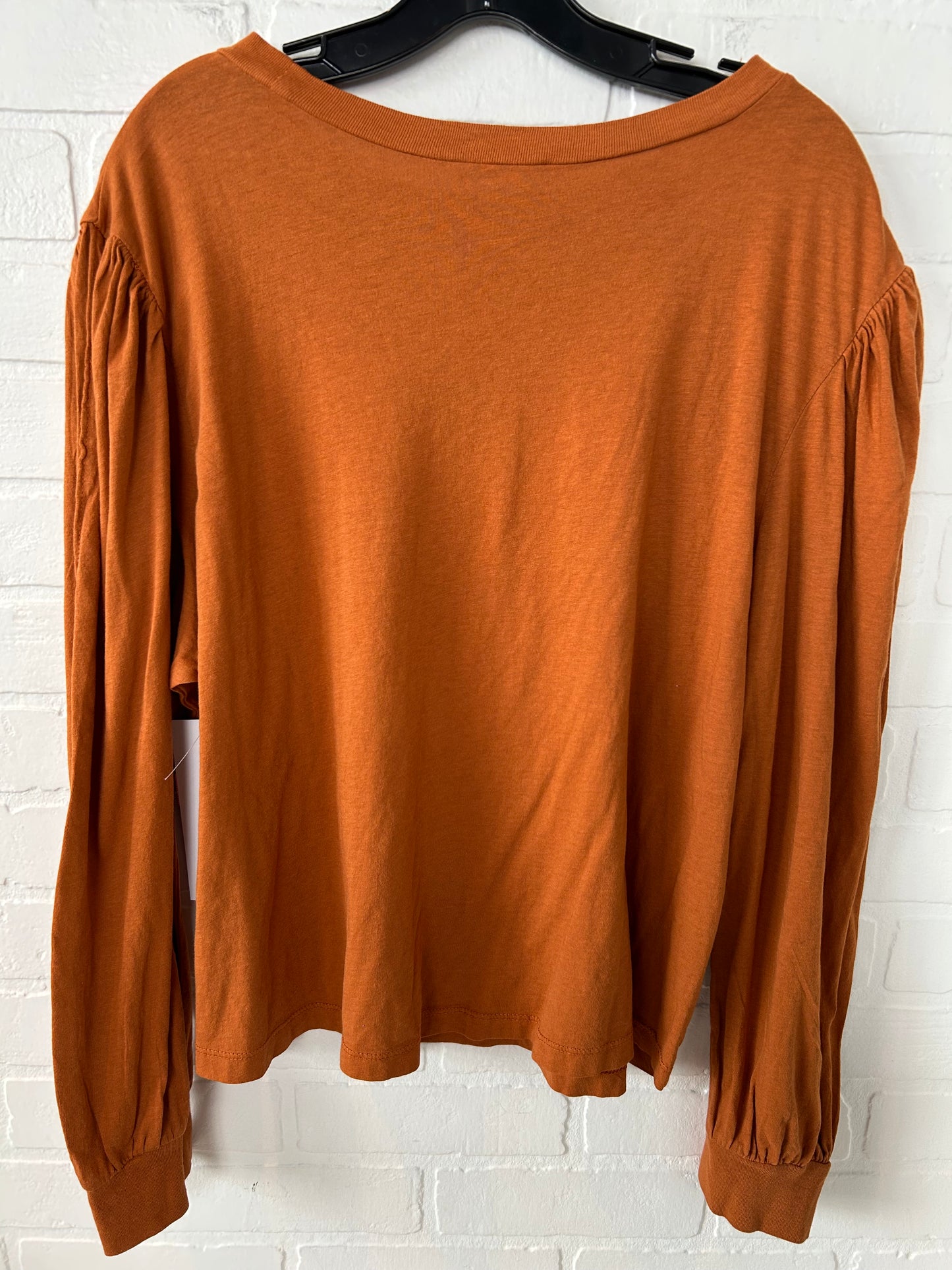 Top Long Sleeve By Treasure And Bond In Orange, Size: Xl