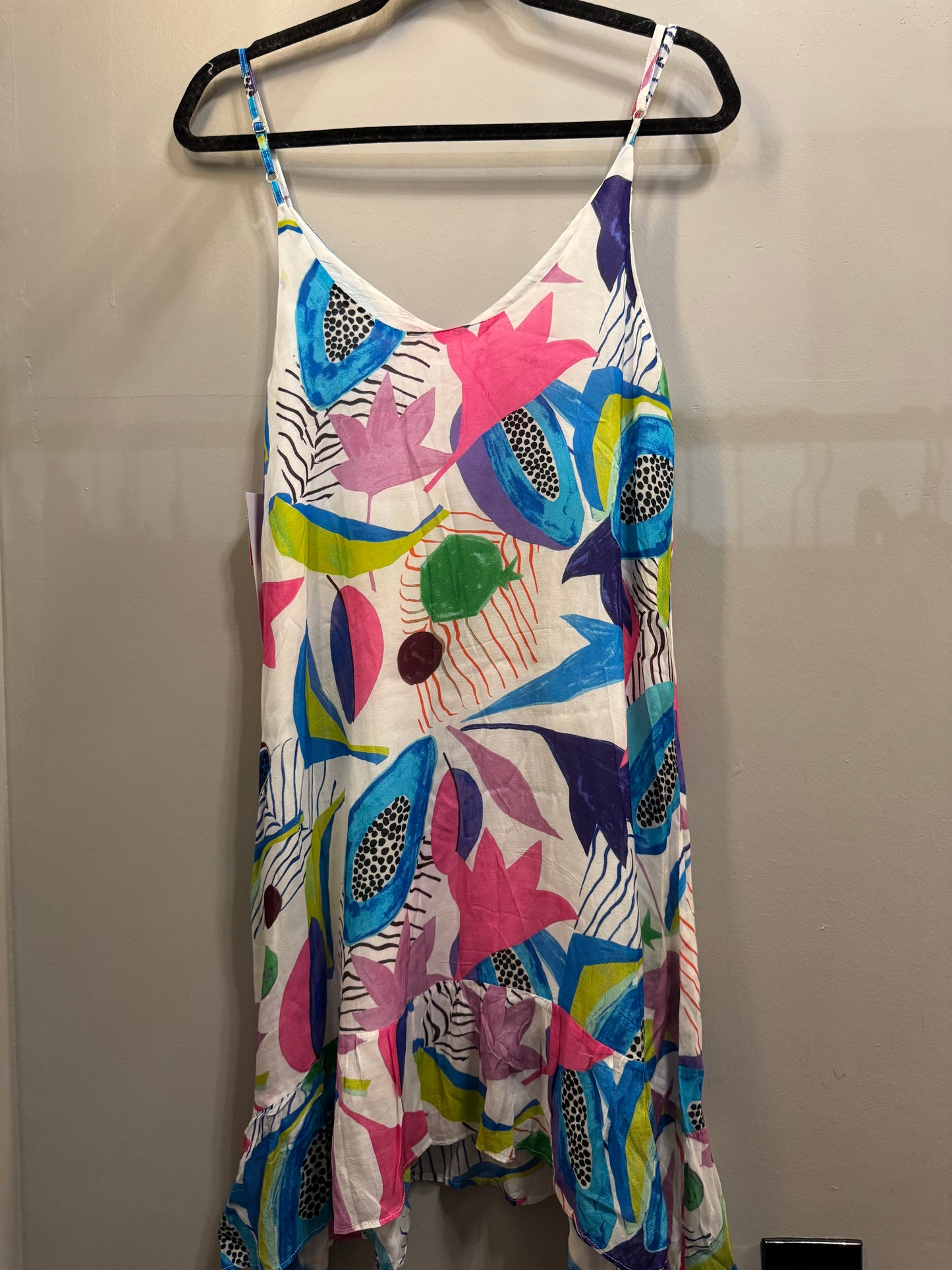 Dress Casual Short By Cma In Blue & Pink, Size: S
