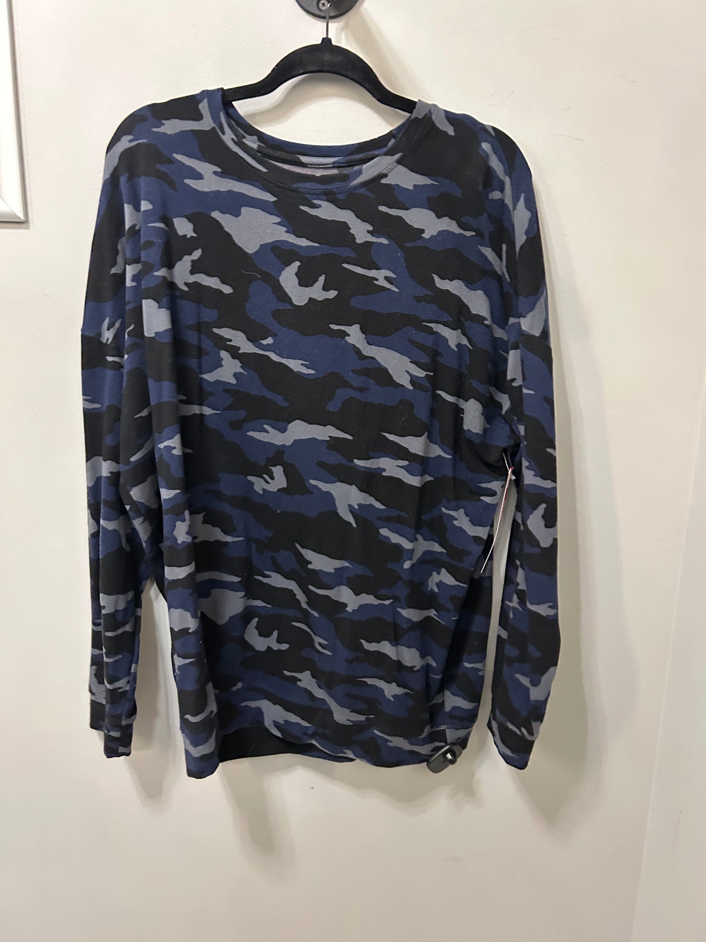 Athletic Sweatshirt Crewneck By Athleta In Black & Blue, Size: Xl