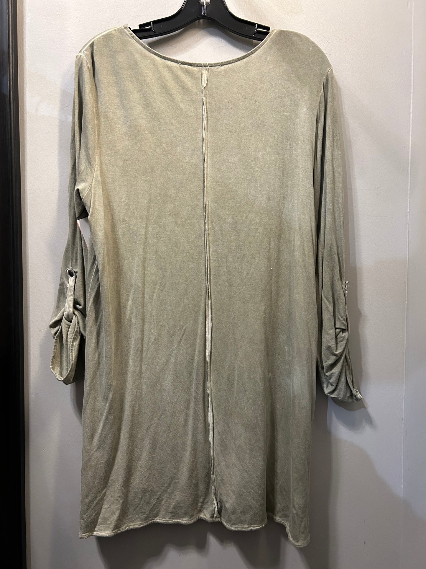 Top Long Sleeve By Simply Noelle In Green, Size: L