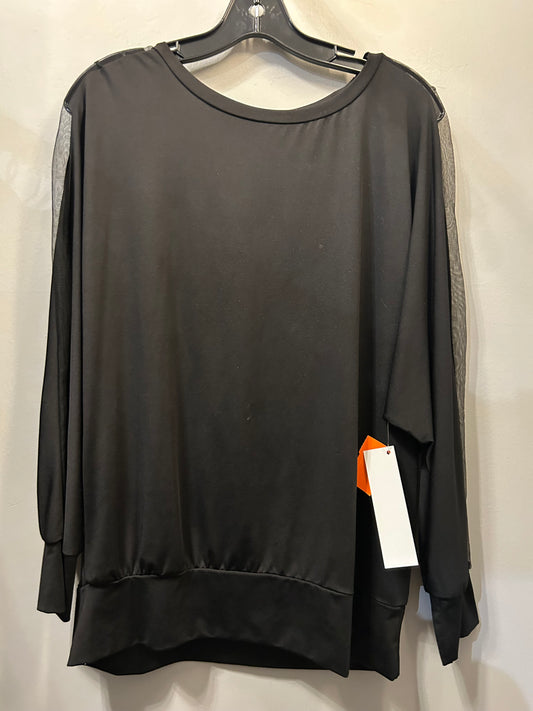 Top Long Sleeve By Allegra K In Black, Size: L