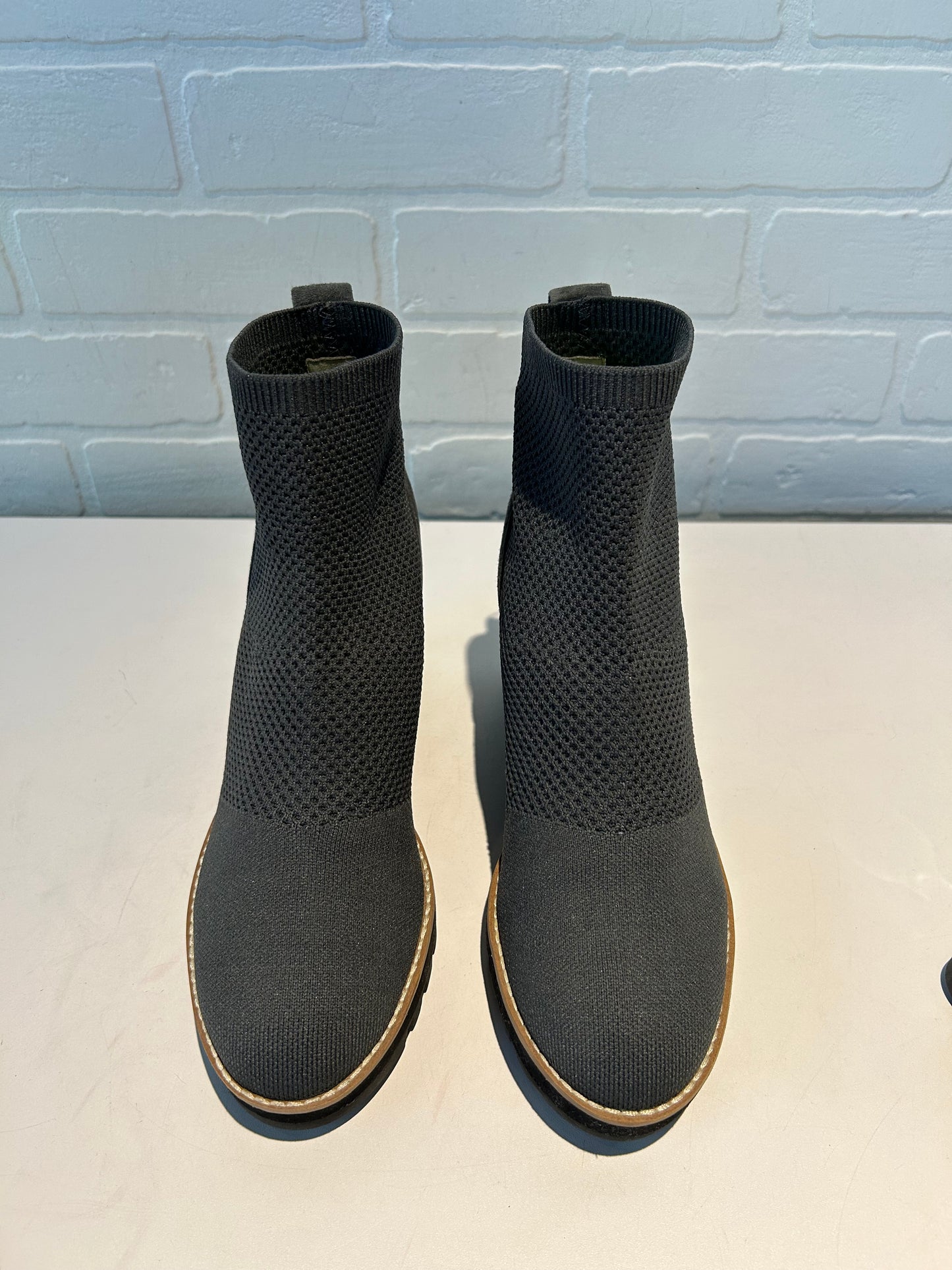 Boots Ankle Heels By Eileen Fisher In Grey, Size: 8
