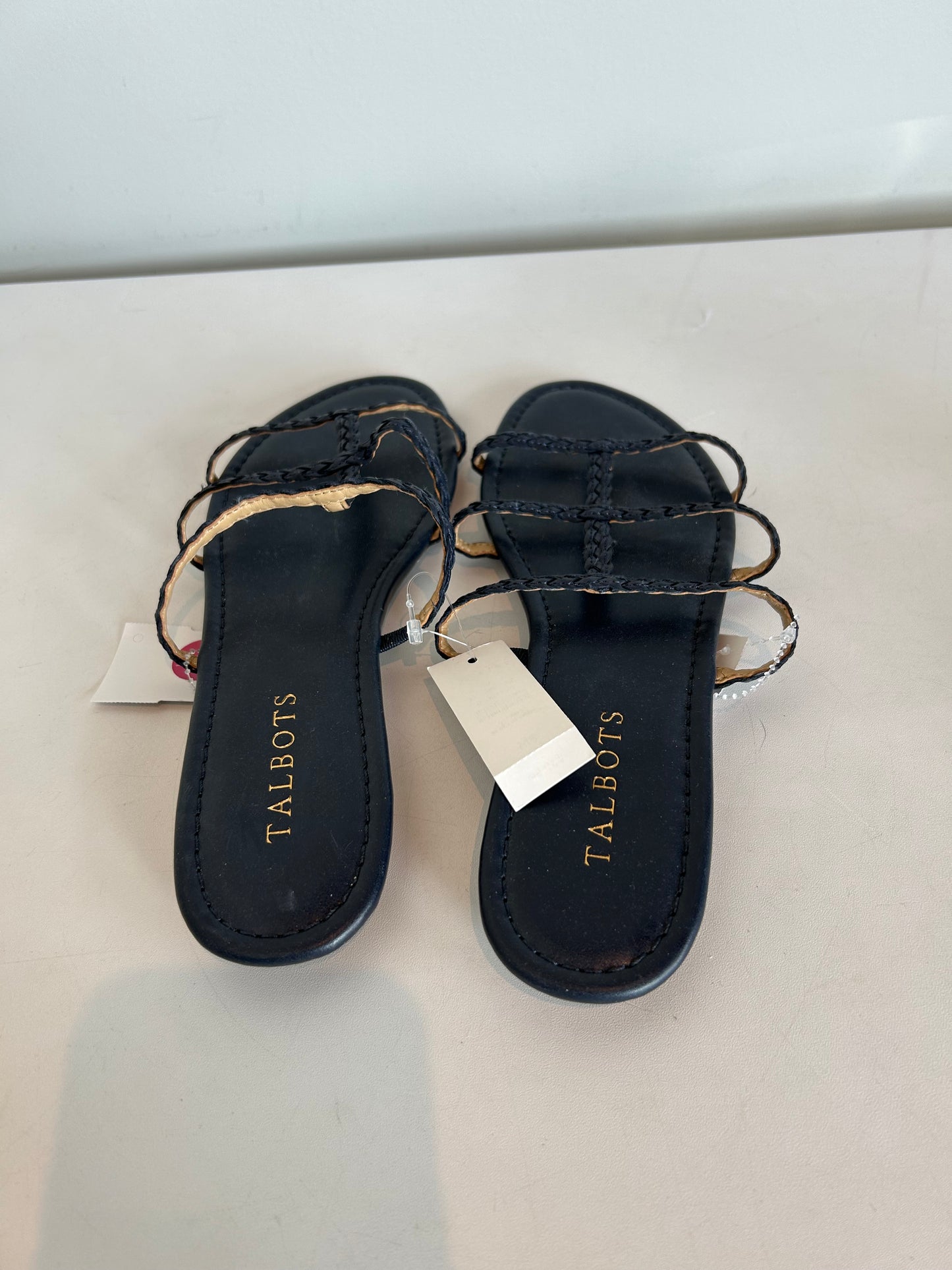 Sandals Flats By Talbots In Navy, Size: 8