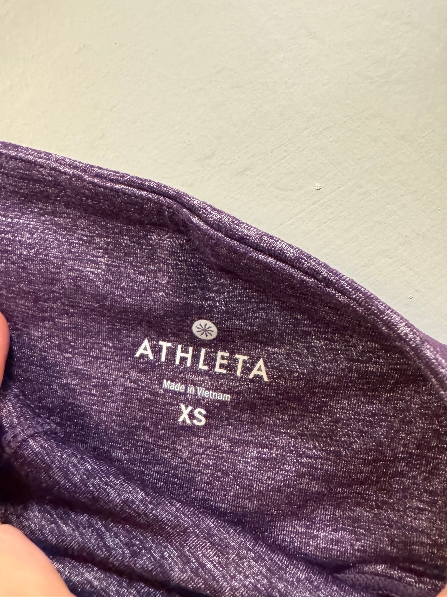 Athletic Leggings By Athleta In Purple, Size: 0