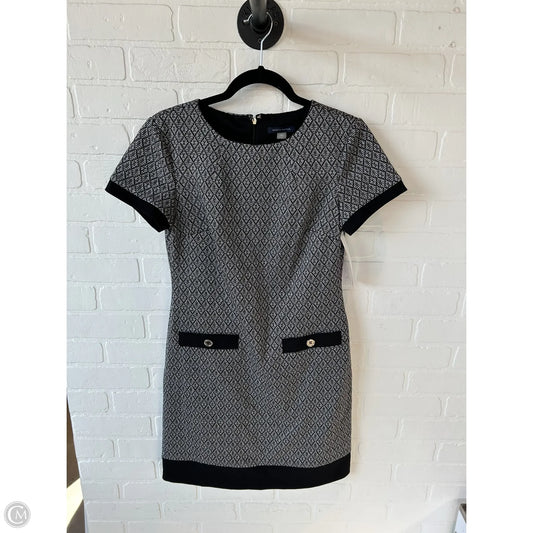 Dress Work By Tommy Hilfiger In Black & Silver, Size: Xs