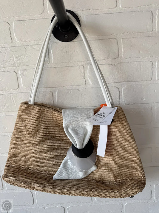 Handbag By LANZETTI - MIRELLA NATURAL SHOULDER, Size: Medium
