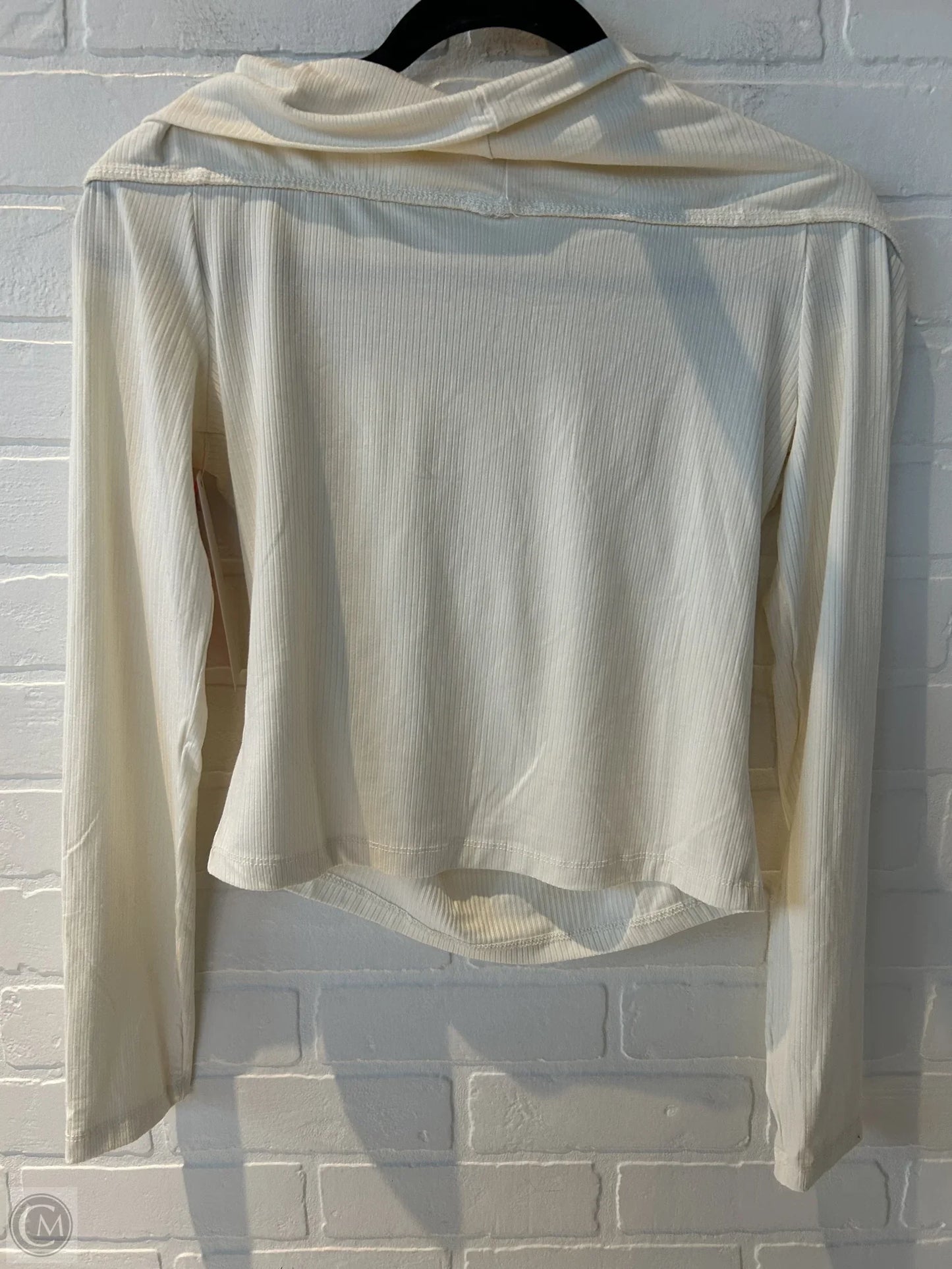 Top Long Sleeve By Olive And Oak In Cream, Size: L