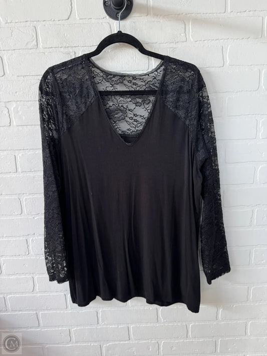 Top Long Sleeve By Torrid In Black, Size: 2x