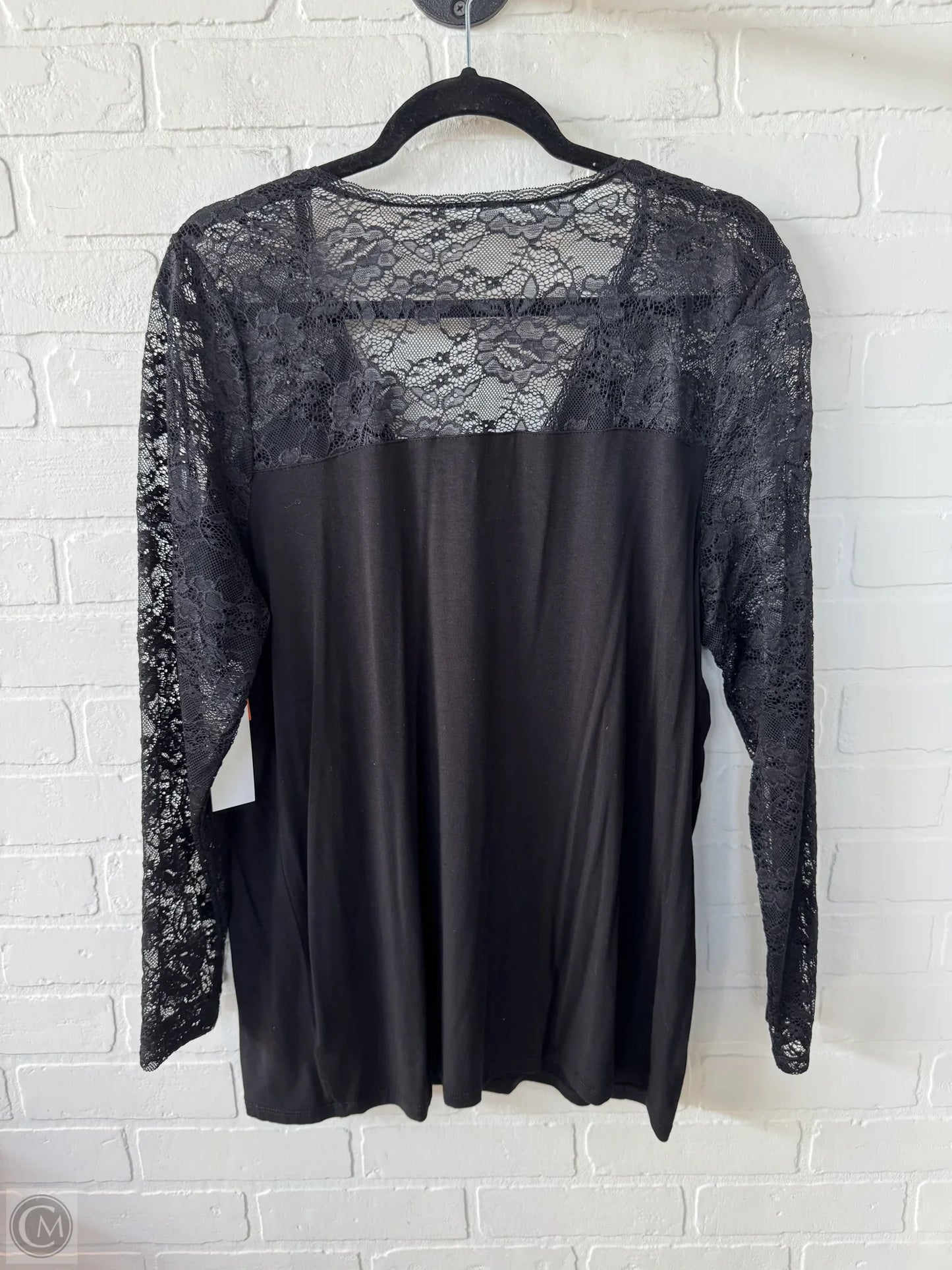 Top Long Sleeve By Torrid In Black, Size: 2x