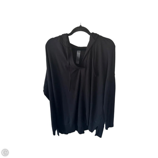 Sweatshirt Hoodie By Lou And Grey In Black, Size: Xl