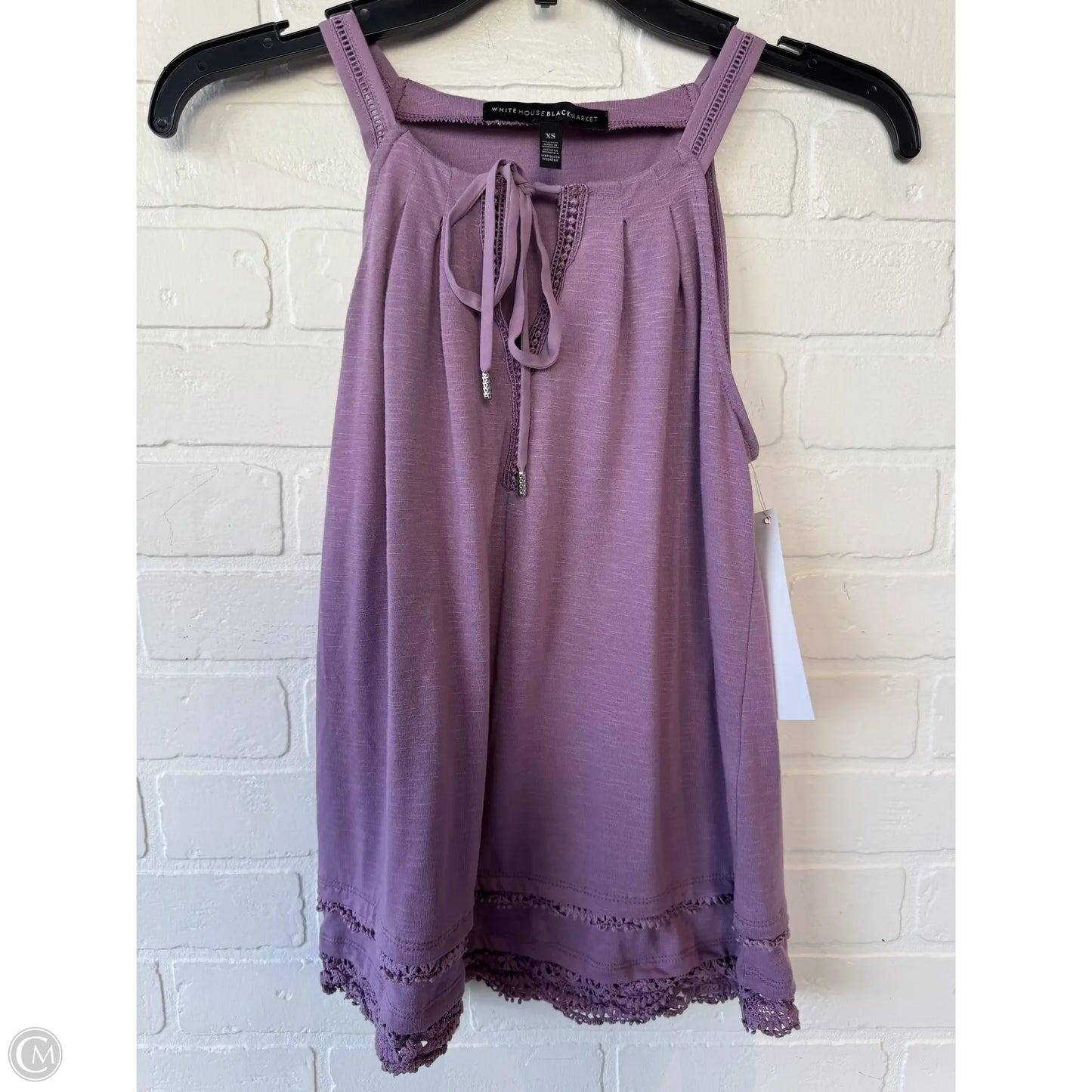 Top Sleeveless By White House Black Market In Purple, Size: Xs