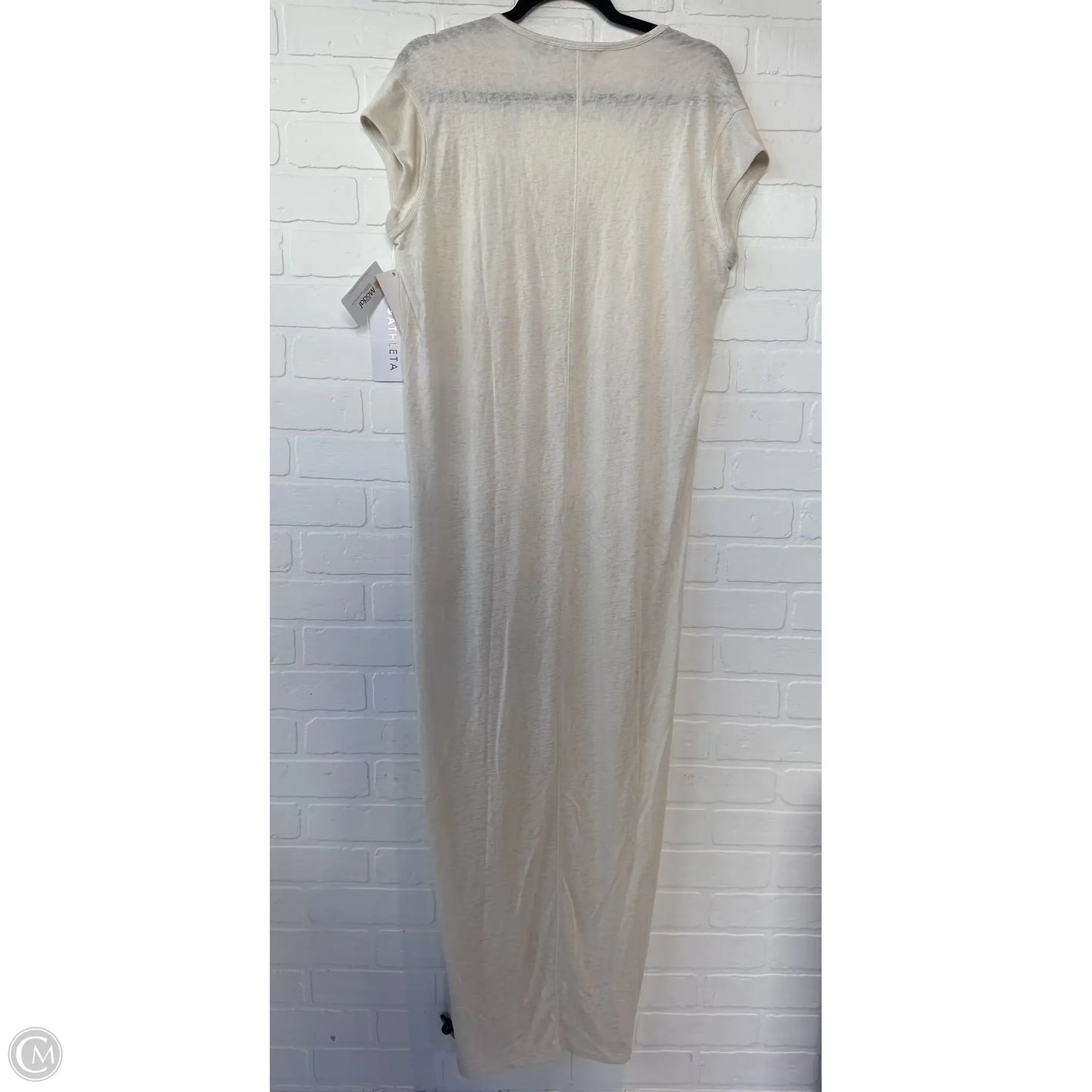 Dress Casual Maxi By Athleta In Cream, Size: S