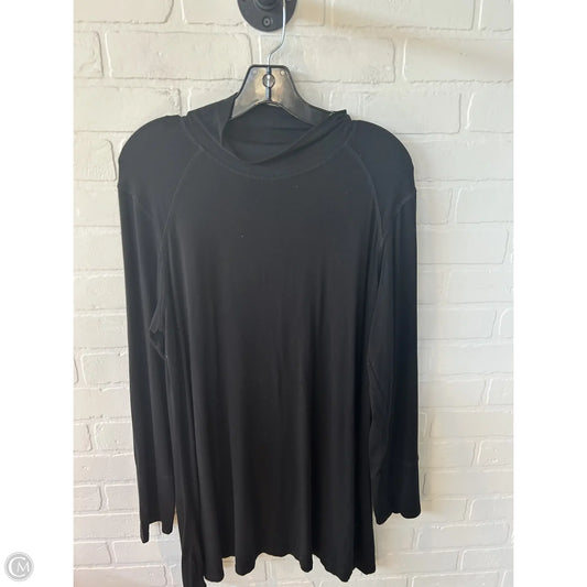 Top Long Sleeve By Cable And Gauge In Black, Size: Xl