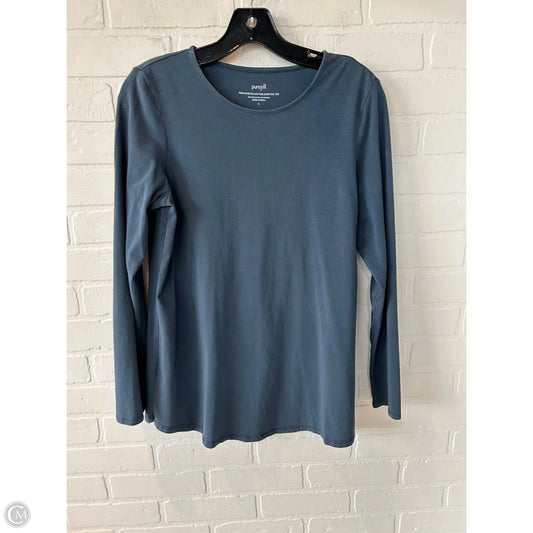 Top Long Sleeve By Pure Jill In Blue, Size: S