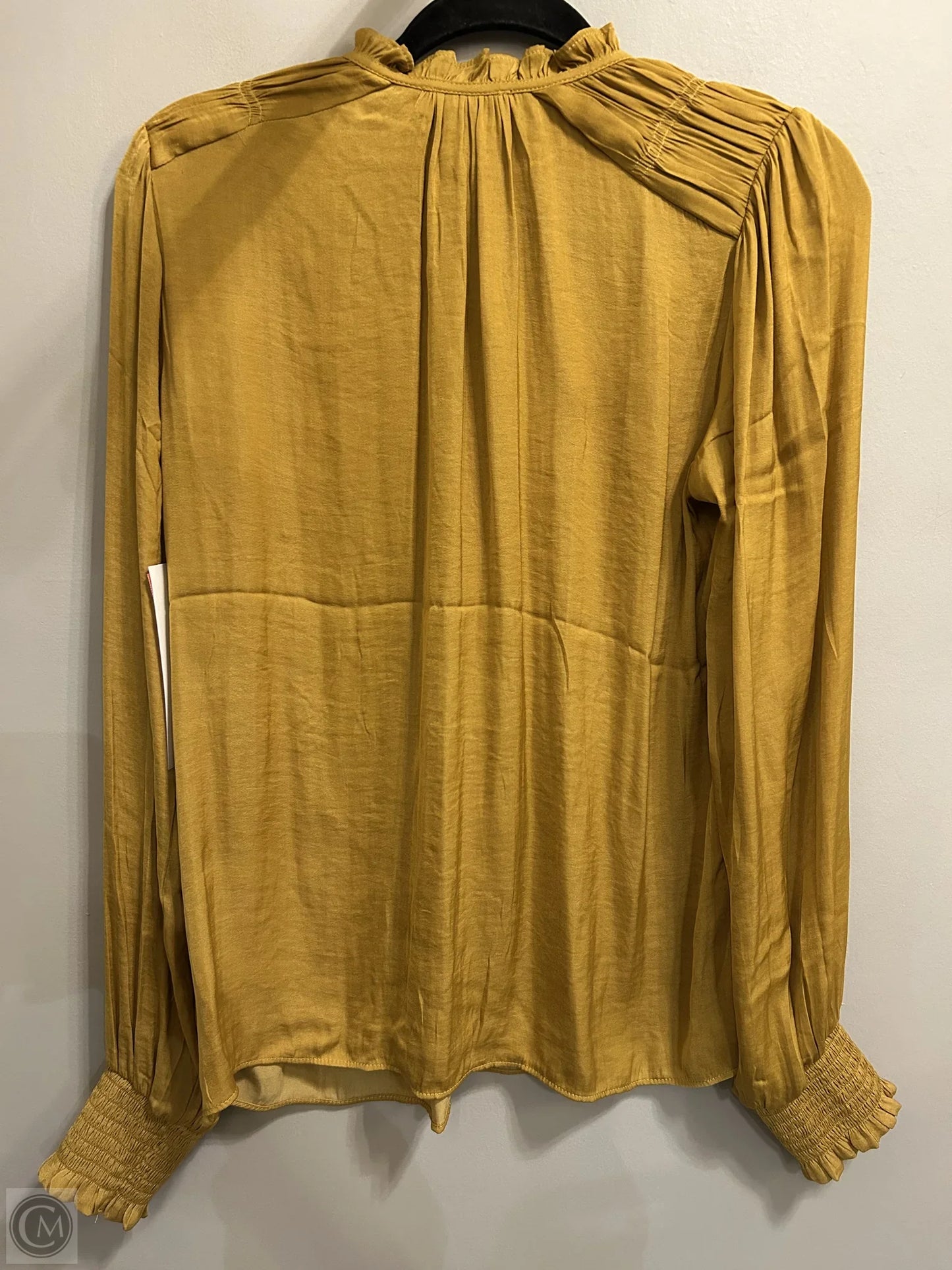 Top Long Sleeve By Rachel Roy In Yellow, Size: S