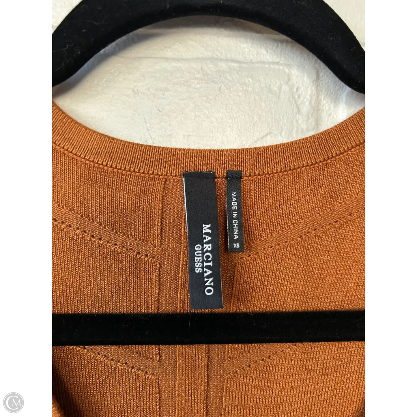 Dress Sweater By Marciano In Orange, Size: Xs