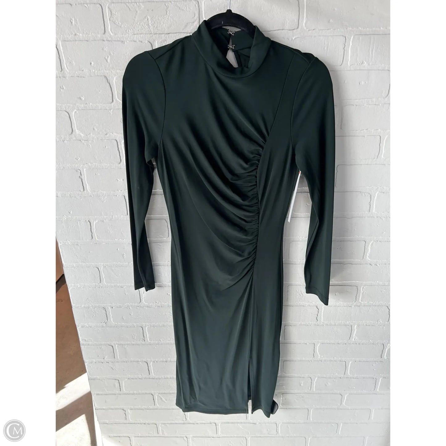 Dress Party Midi By Bebe In Green, Size: Xs