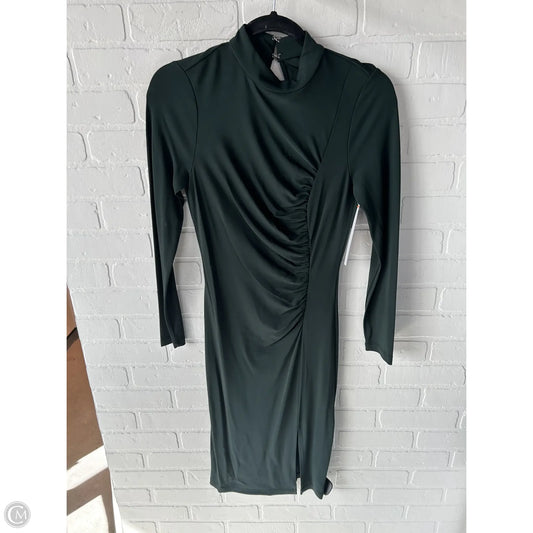 Dress Party Midi By Bebe In Green, Size: Xs