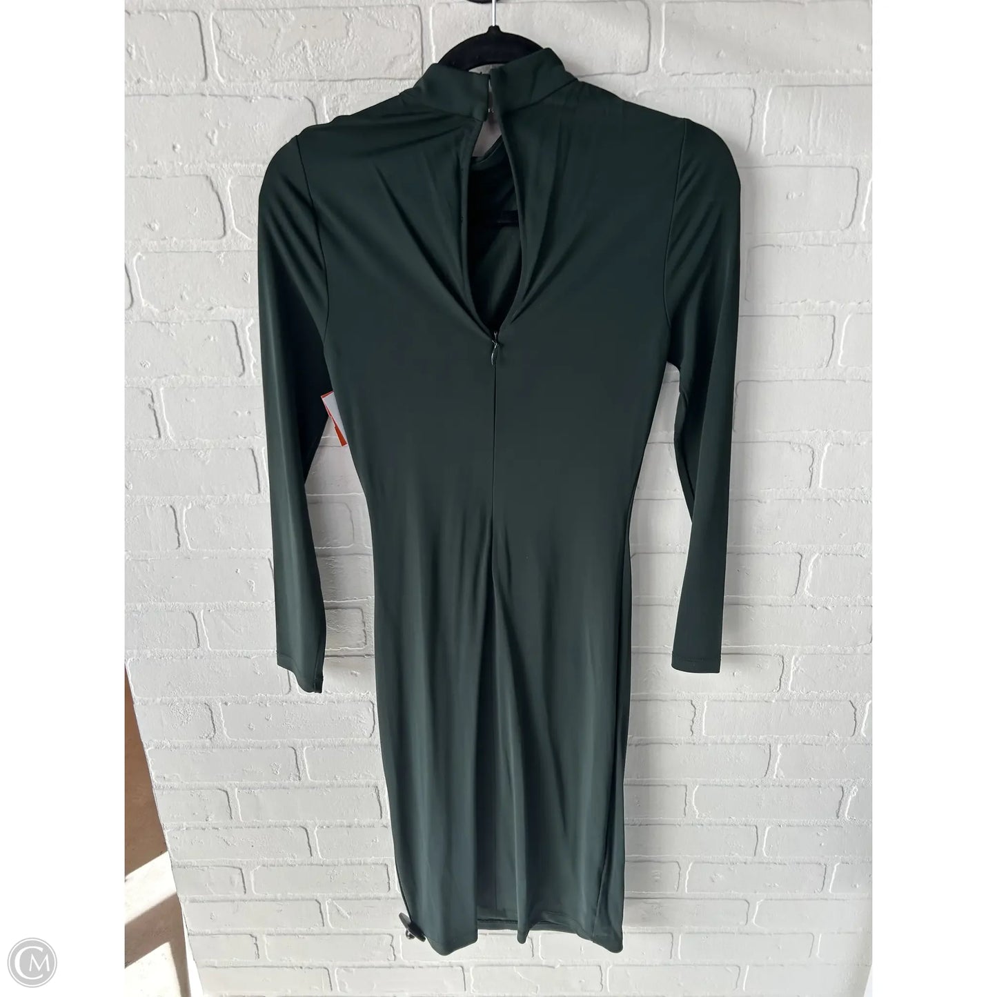 Dress Party Midi By Bebe In Green, Size: Xs
