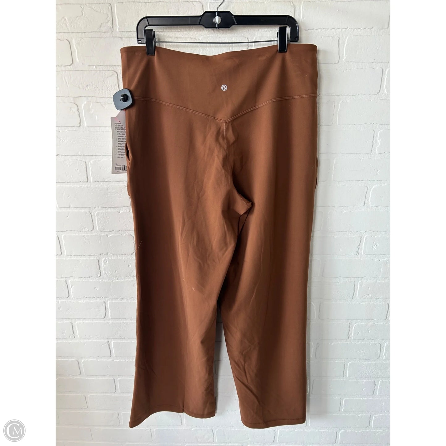 Athletic Pants By Lululemon In Brown, Size: 16