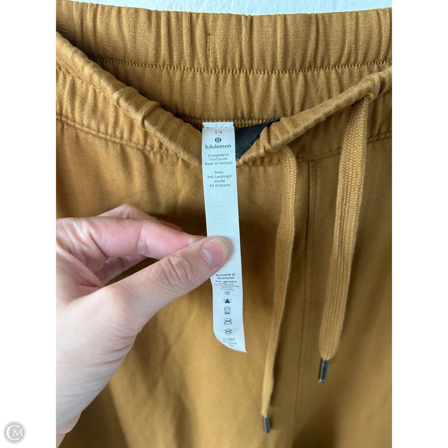 Athletic Pants By Lululemon In Brown, Size: 14