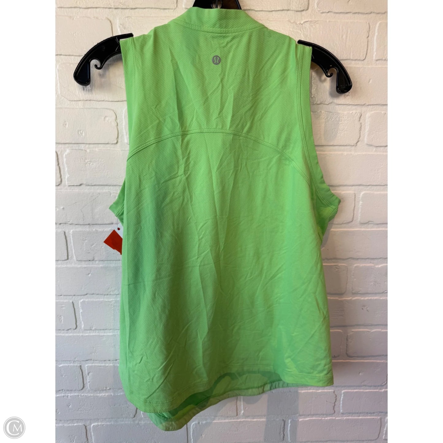 Athletic Tank Top By Lululemon In Green, Size: L