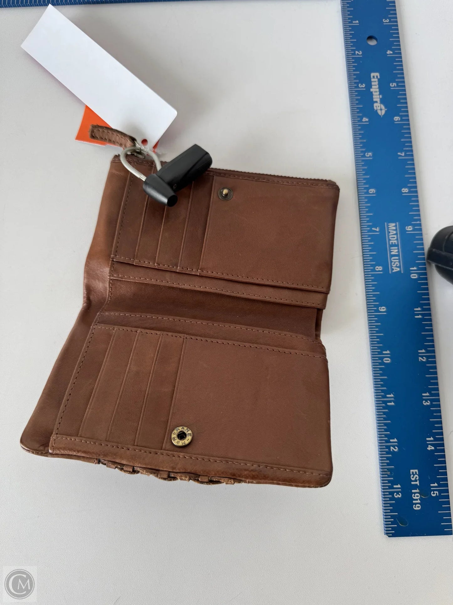 Wallet Leather By Clothes Mentor, Size: Small