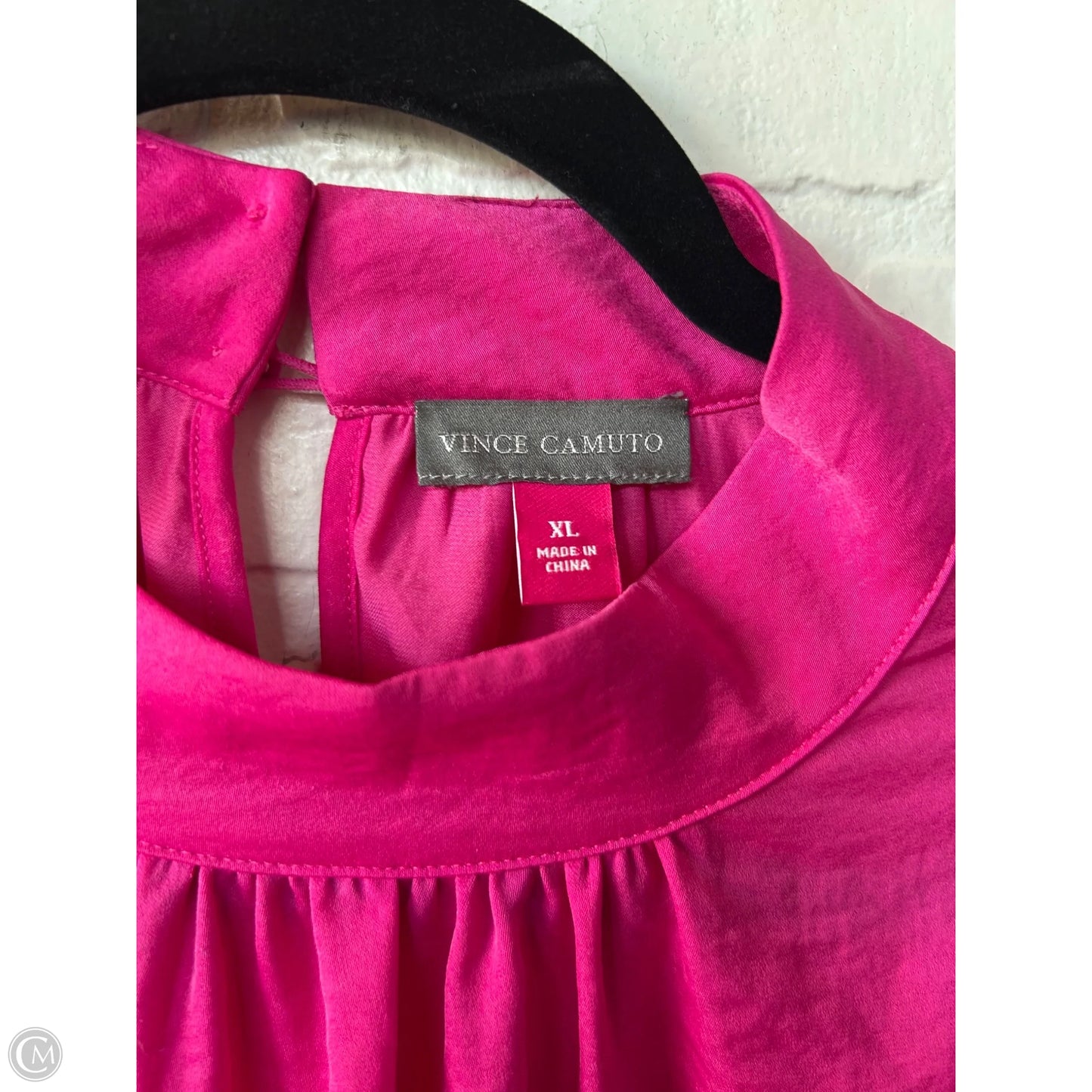 Top Long Sleeve By Vince Camuto In Pink, Size: Xl