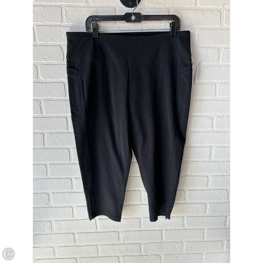Athletic Capris By Talbots In Black, Size: 16