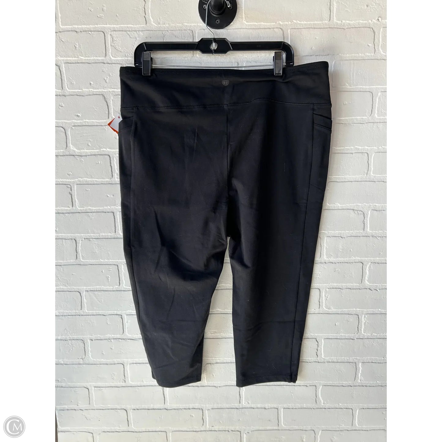 Athletic Capris By Talbots In Black, Size: 16