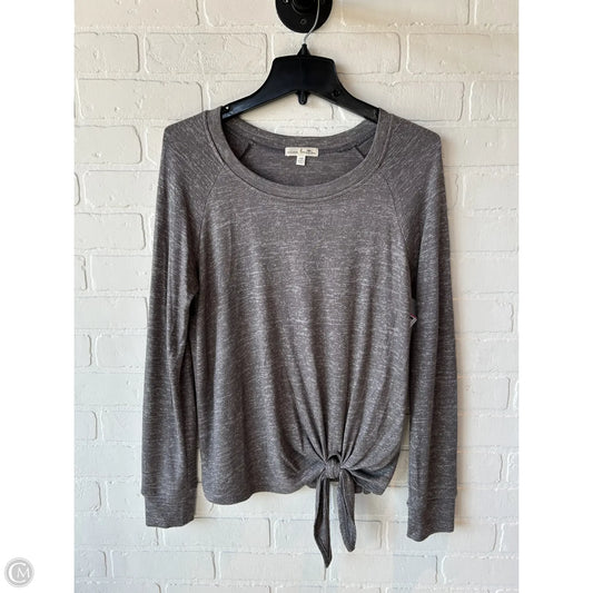 Top Long Sleeve Basic By Clothes Mentor In Grey, Size: Xs
