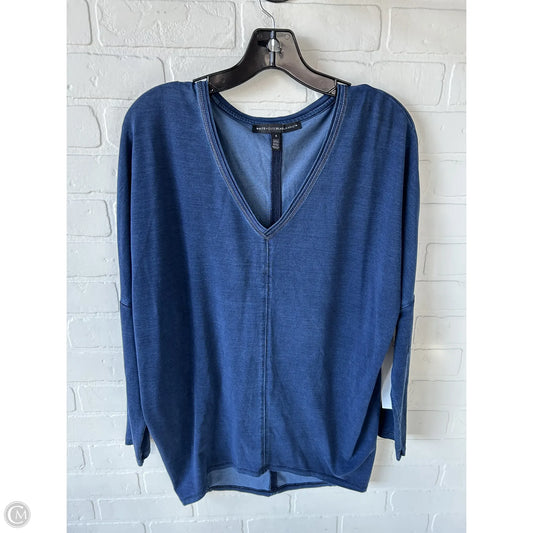 Top Long Sleeve By White House Black Market In Blue, Size: S