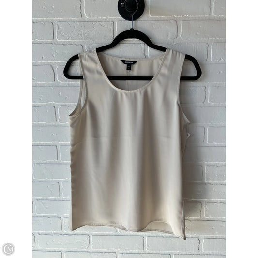 Top Sleeveless By Express In Cream, Size: S