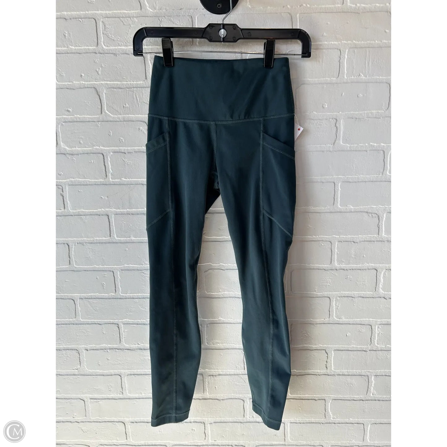 Athletic Leggings By Yogalicious In Green, Size: 0