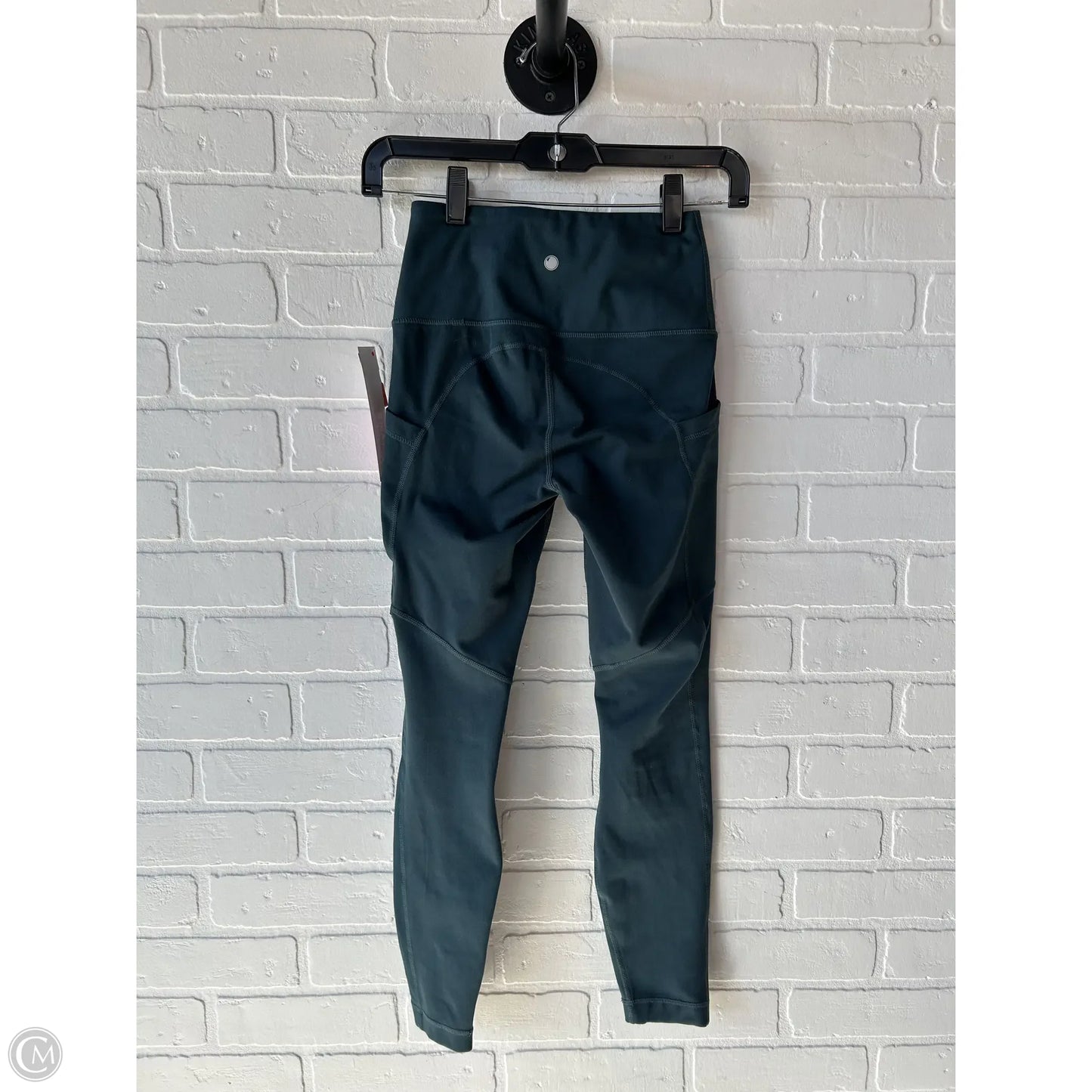 Athletic Leggings By Yogalicious In Green, Size: 0