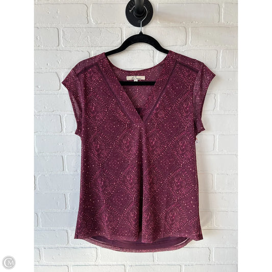 Top Sleeveless By Clothes Mentor In Red, Size: S