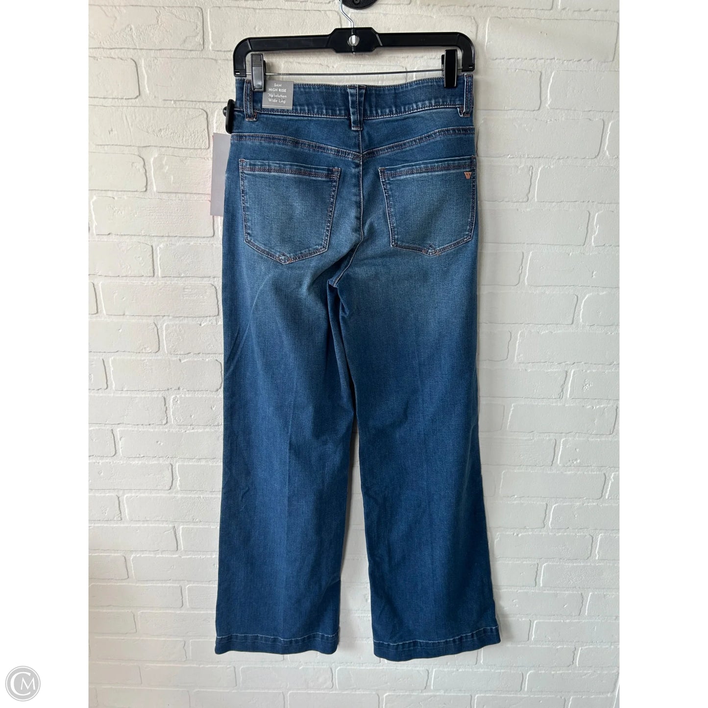 Jeans Wide Leg By Wit & Wisdom In Blue Denim, Size: 4