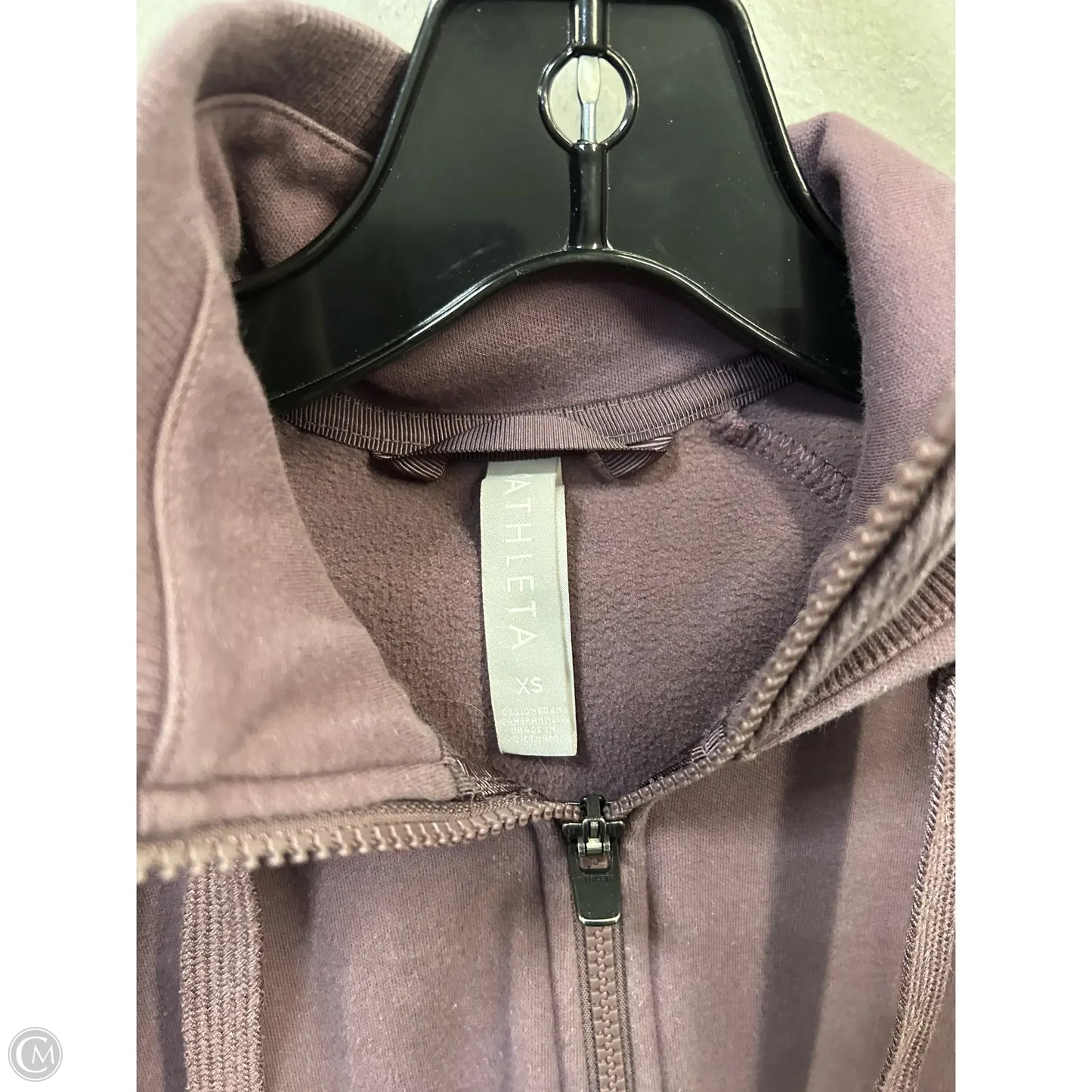 Athletic Jacket By Athleta In Purple, Size: Xs