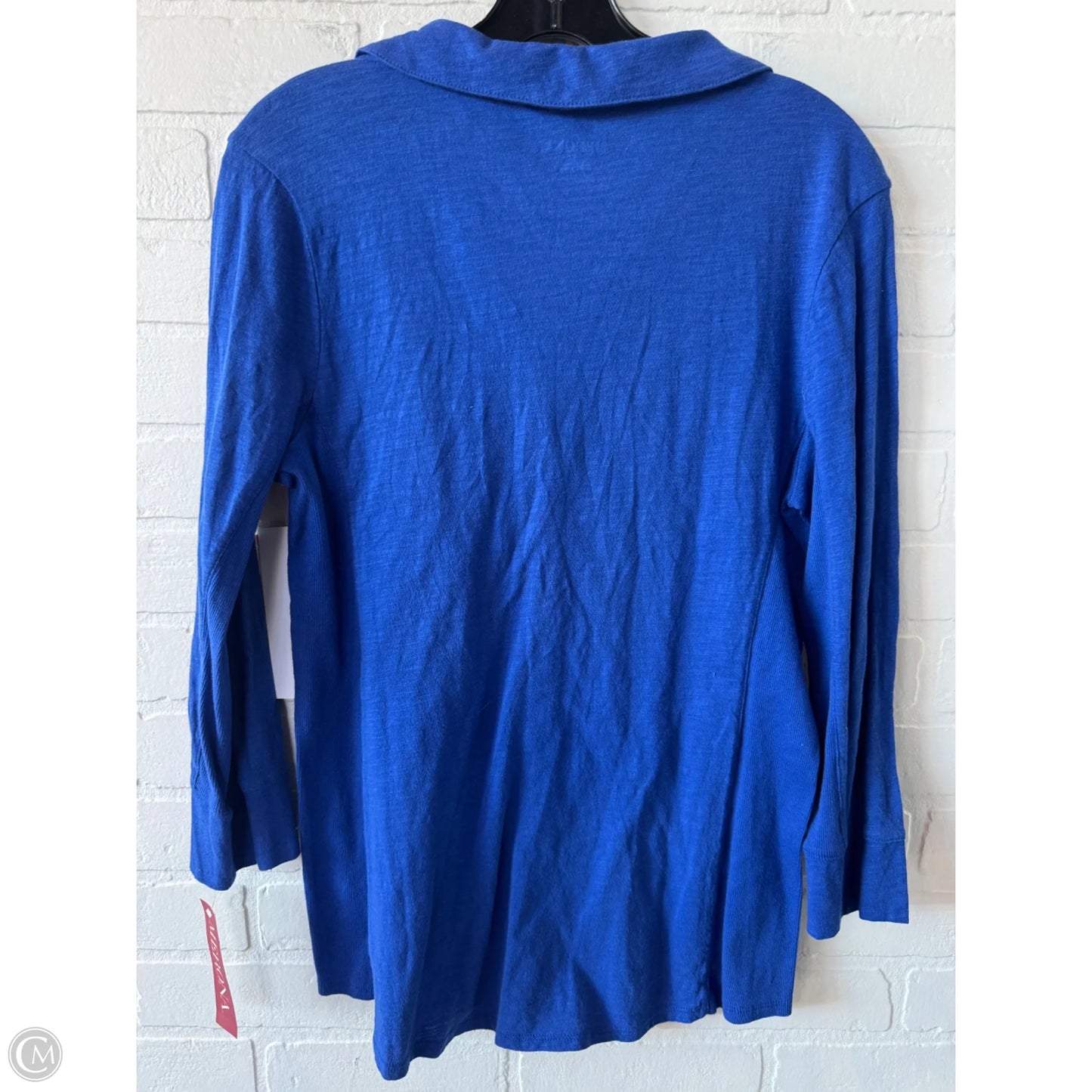 Top Long Sleeve By Merona In Blue, Size: L