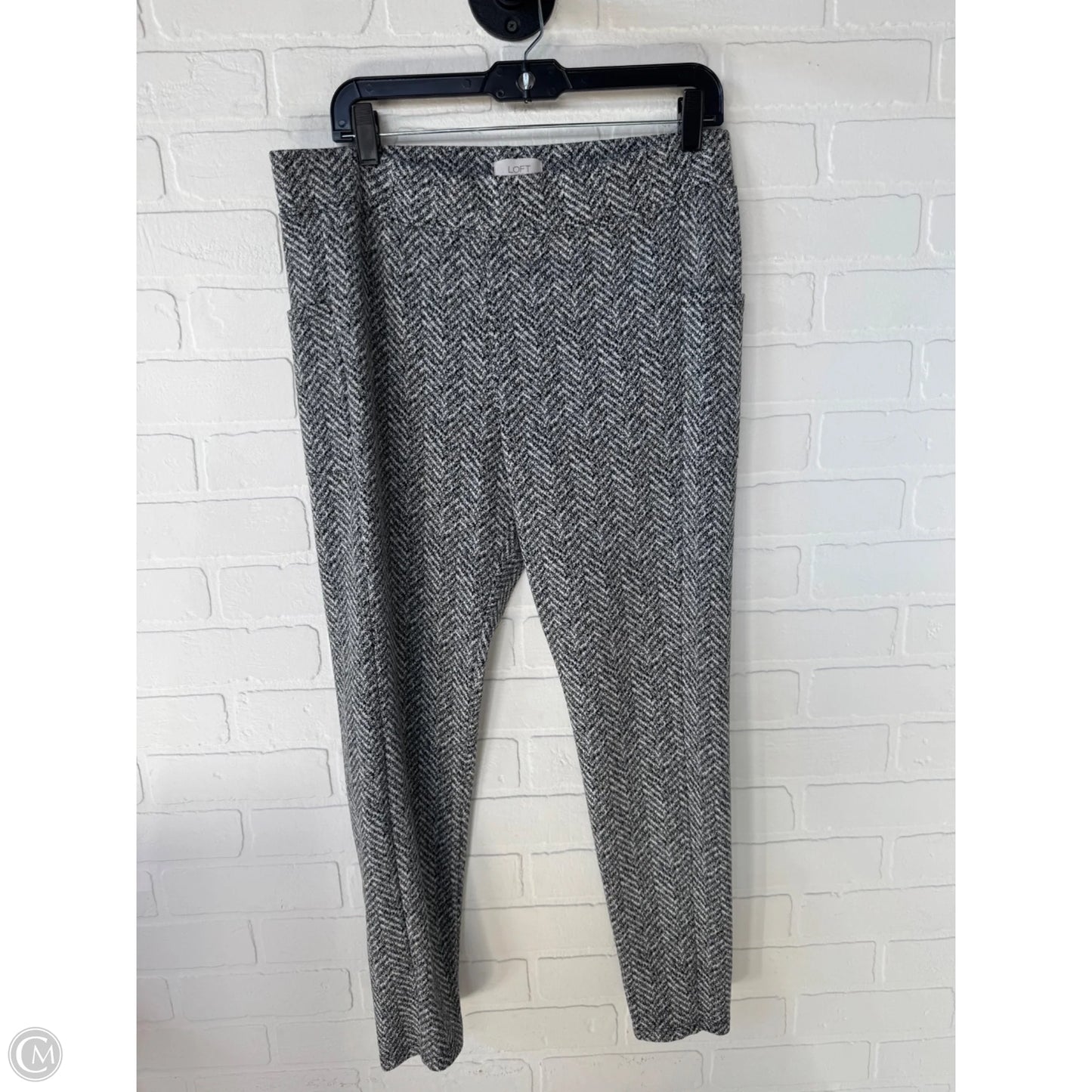 Pants Leggings By Loft In Grey, Size: L